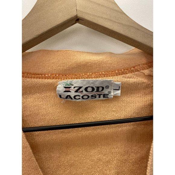 Lacoste Coral Color Wool Sweater Size Large - Picture 8 of 8